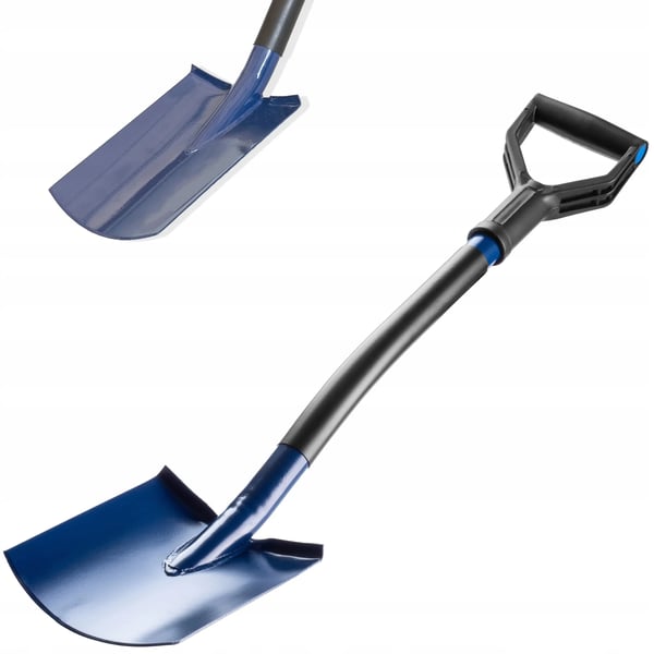 Sneskovl - Hånddrevet sneskubber - 83 cm Bredde - Til bil og have - Snerydning