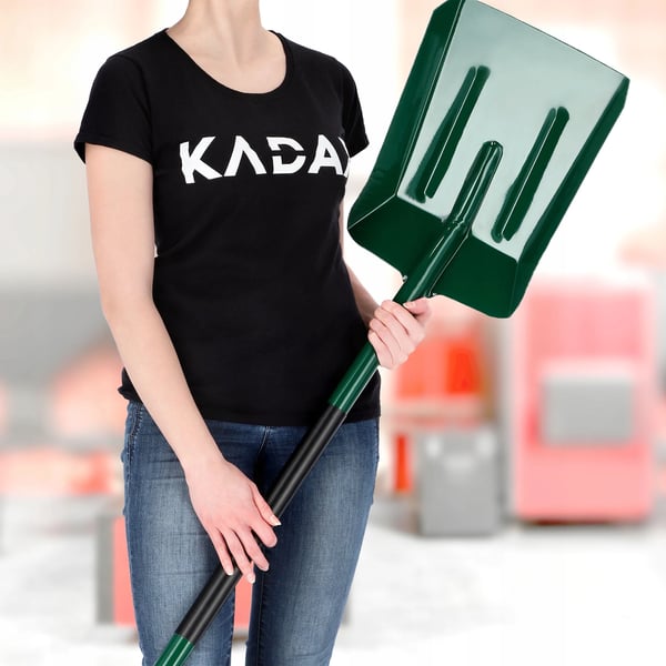 Skovl til kul, sand og aske - Langskaftet skovl - Skaft 140 cm - Til ovn og pejs