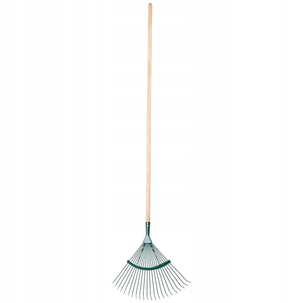 Løvrive - Haverive - 45 cm Arbejdsbredde - Trådtænder - Til Græs og Blade
