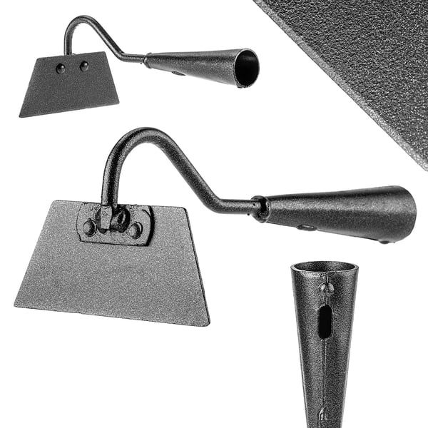 Havehakke - Bøjlehakke/Ukrudtshakke - 12 cm Arbejdsbredde - Stålblad - Til Lugning Og Kultivering