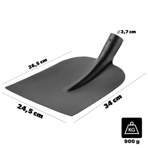 Sandskovl - Skovl/Spade - Stål - Skarp kant - Robust - Universel