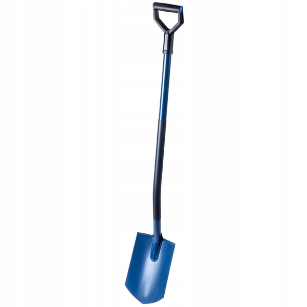 Gravespade - Havespade - Metalblad - Skarp spids - Ergonomisk skaft - 129 cm
