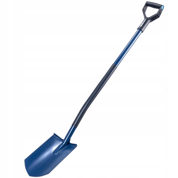 Gravespade - Havespade - Metalblad - Skarp spids - Ergonomisk skaft - 129 cm