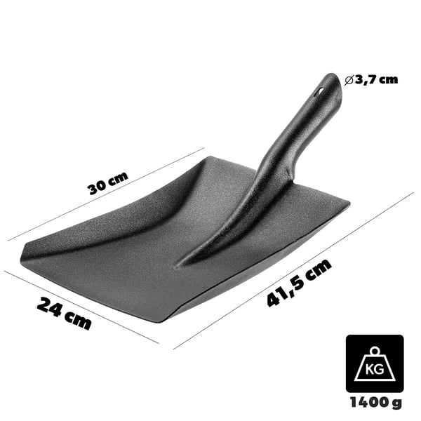 Universalskovl - Sandspade/Skovl - Blad 24 cm - Kraftigt stål - Skarp kant - Robust