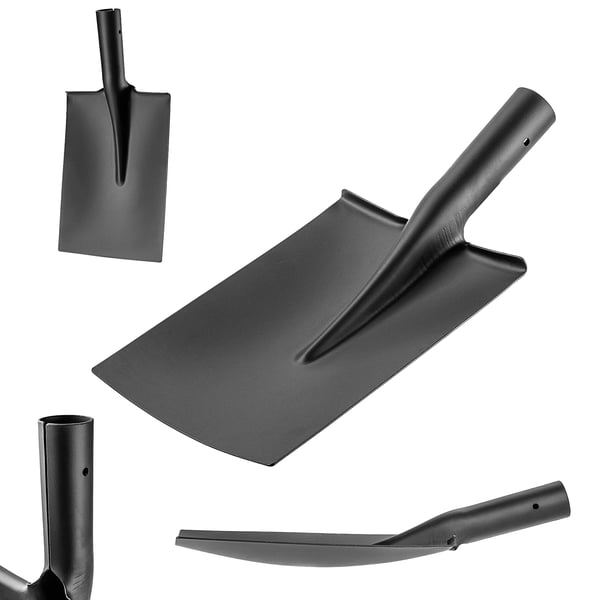 Havespade - Spade / Skovl - Skarp Kant - Robust - Størrelse 20 cm