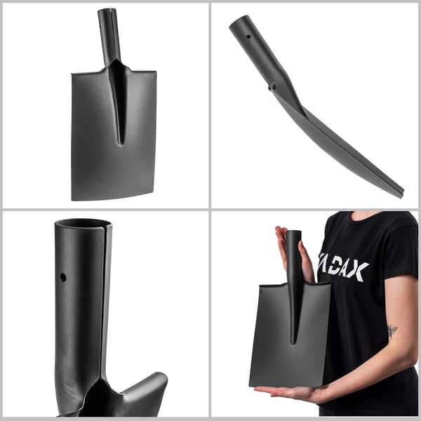 Havespade - Spade / Skovl - Skarp Kant - Robust - Størrelse 20 cm