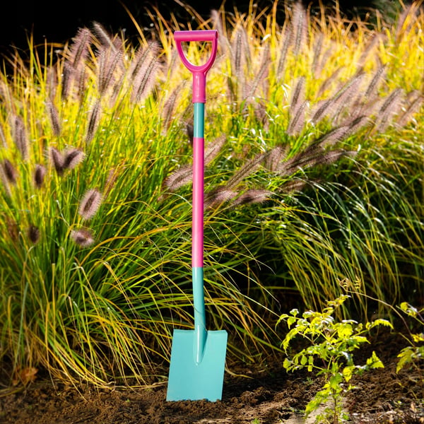 Havespade/skovl - Ergonomisk model - 115 cm - Metal - Ergonomisk skaft