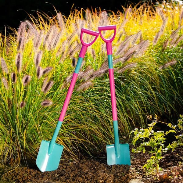 Havespade/skovl - Ergonomisk model - 115 cm - Metal - Ergonomisk skaft