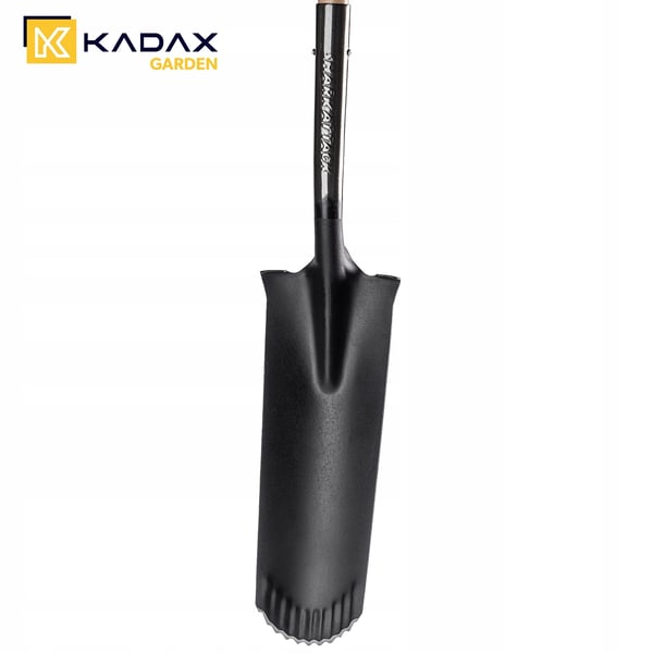 Havespade - Drænspade - Smal klinge - Langt skaft - Skarp spids - Samlet længde 124 cm