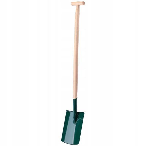 Havespade - Spade/Skovl - Metalblad - Træskaft 117 cm