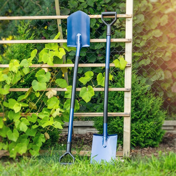 Havespade - Skovl - 125 cm - Metalblad - Ergonomisk greb - Robust