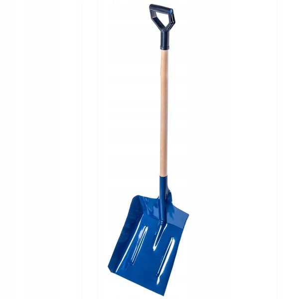 Skovl - Sand-, kul- og askeskovl - Længde 134 cm - Langt skaft - Til aske fra ovn, kul og sand