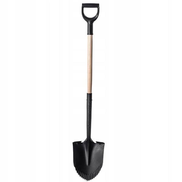 Havespade - Skovl - Metal - Skarpt blad - 130 cm - Ergonomisk skaft - Robust