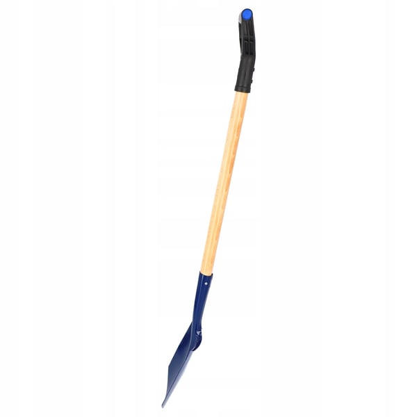 Havespade/skovl - Med skaft - Ergonomisk greb - Skarp kant - Bladbredde 18,5 cm