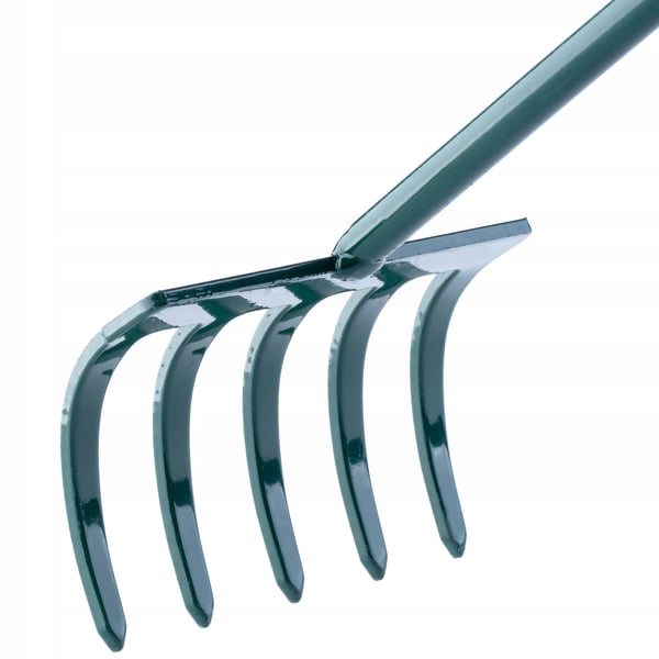 Haverive - Håndrive - Med Hakke - 25 cm - 5 Tænder - Lille