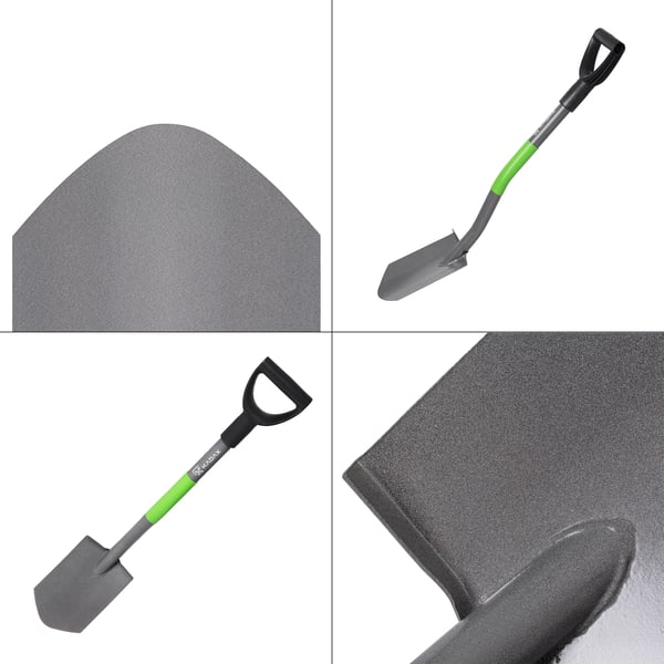 Havespade - Skovl - Skarpt Metalblad - 84 cm Længde - Ergonomisk Greb