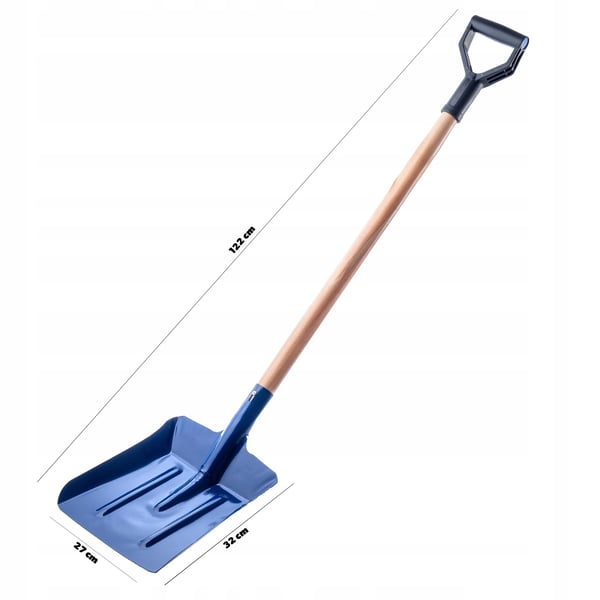 Askeskovl - Ovnskovl / sandskovl - Total længde 122 cm - Metal - Robust - Til ovn og brændeovn