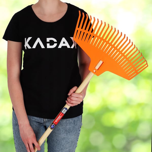 Rive - Løvrive - Træskaft - Skaftlængde 160 cm - Til blade og græs