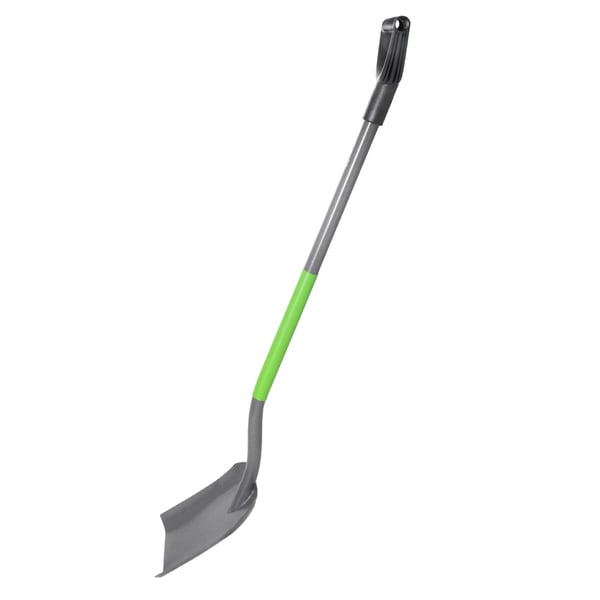 Sandskovl - Skovl i kulstofstål - 123 cm langt skaft - Metalblad - Med håndtag