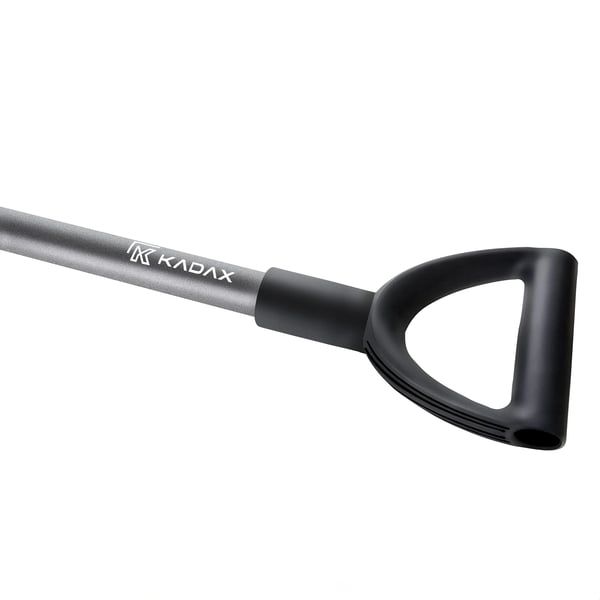 Sandskovl - Skovl i kulstofstål - 123 cm langt skaft - Metalblad - Med håndtag