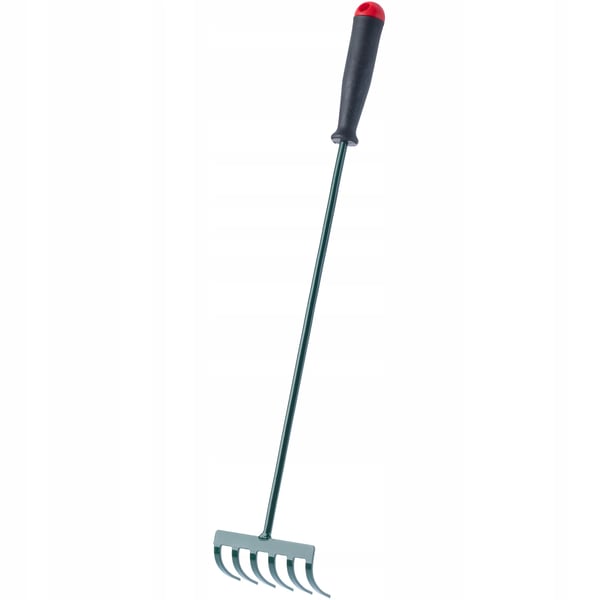 Haverive - Håndrive - Lille - 6 Tænder - 60 cm - Med Hakke