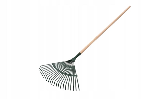 Haverive - Løvrive - 43 cm Bredde - Trådtænder - Til Græs & Blade