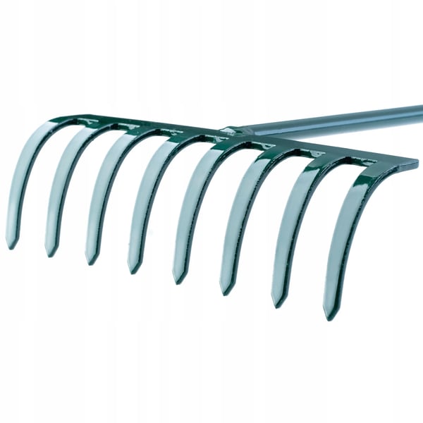 Haverive - Jordrive - 8 Tænder - 60 cm - Med Skaft