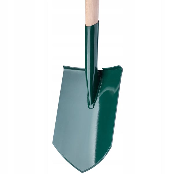 Havespade - Skovl - Skarpt Metalblad - Træskaft - Robust - 116 cm