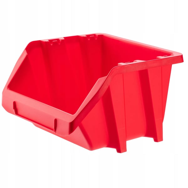 Smådelbakker - Opbevaringsbakker Til Værksted - 187 x 158 mm - 10 stk. - Rød