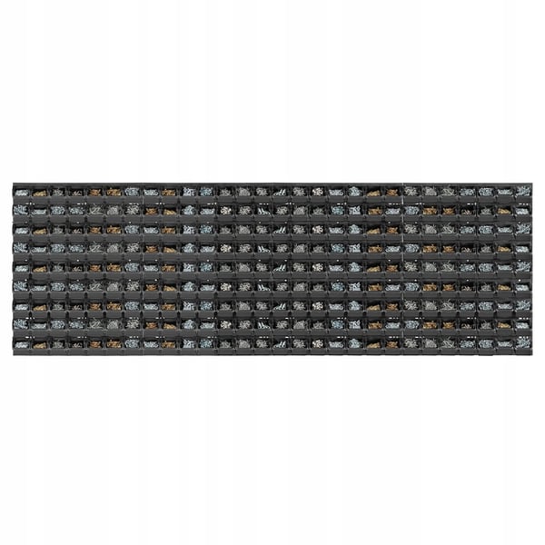 Værktøjsvæg - Pegboard værktøjstavle sæt - 232 x 78 cm - 252 dele med kroge og holdere - Vægmonteret
