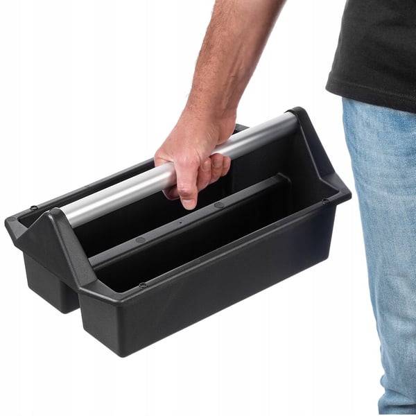 Værktøjskasse - Opbevaringsboks - Bærbar - Med håndtag - 40 x 22 cm - Til værksted