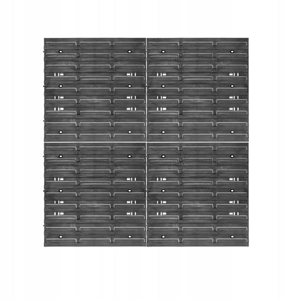 Værktøjstavle - Pegboard vægpanel - 78 x 78 cm - Perforeret hulplade - Væghængt - Til garage og værksted