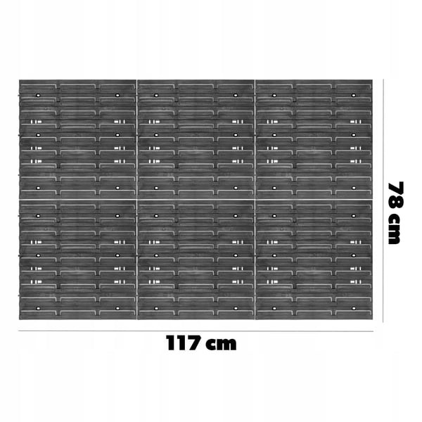 Værktøjstavle - Vægpanel til værktøj - 117 x 78 cm - Garage og værksted - Værktøjsopbevaring