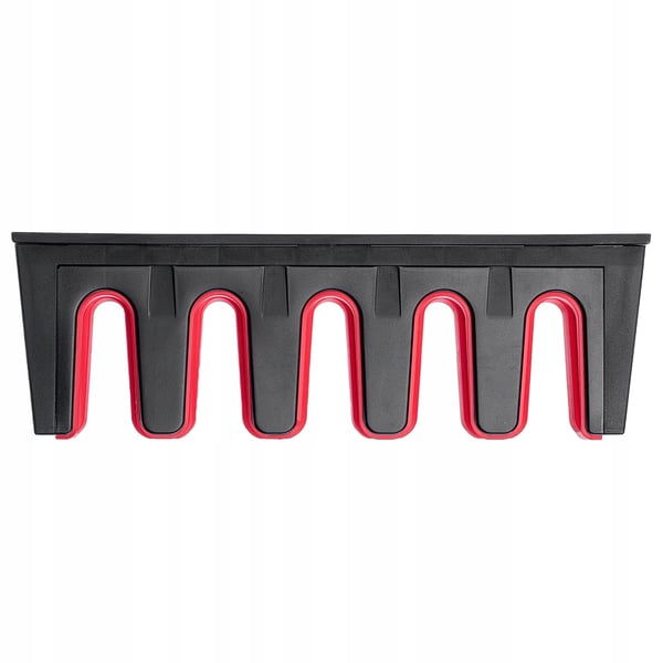 Redskabsholder - Vægmonteret kost-/mopholder - 31 cm - Til rive og værktøj - Pladsbesparende
