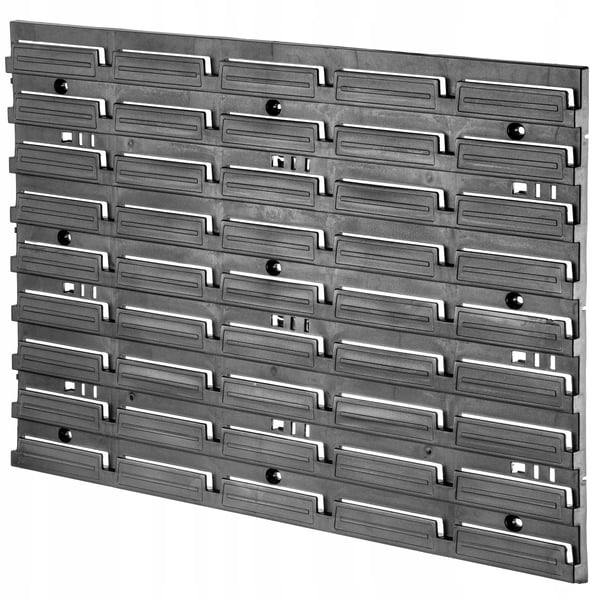 Værktøjstavle - Hulplade - Mål 58 x 39 cm - Vægmontering - Til værksted & garage - Opbevaringspanel