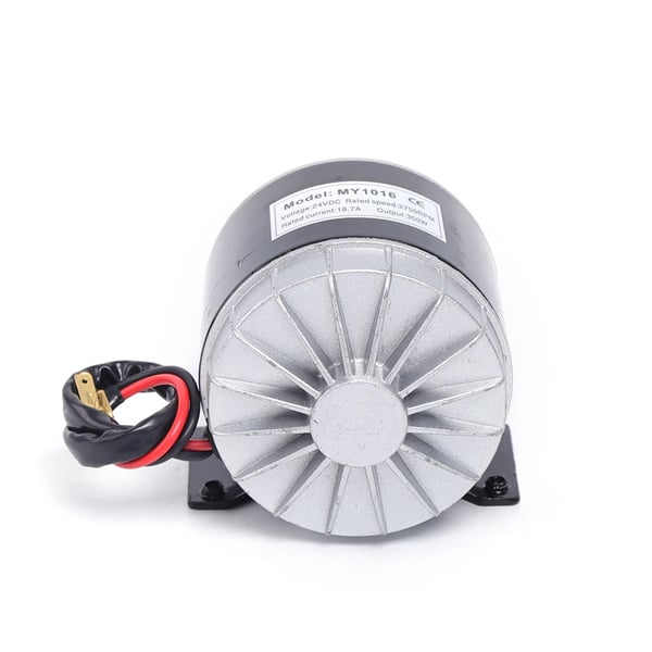 Elcykelmotor - MY1016 - DC 24 V - 350 W - 11T 25H Tandhjul - Permanentmagnet - Sort
