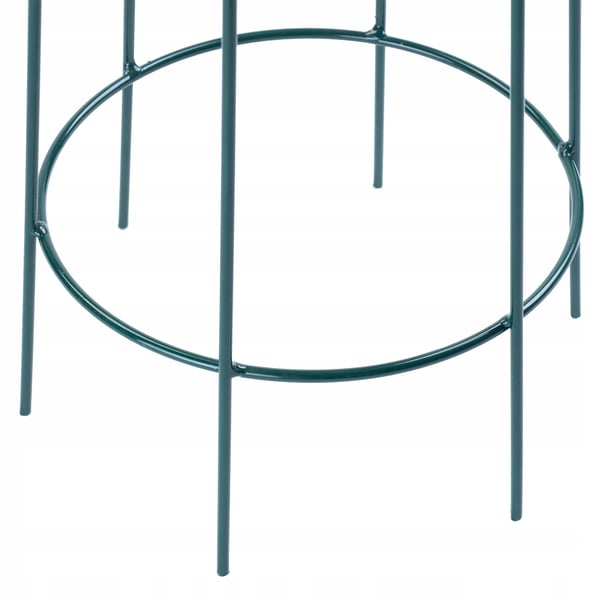 Plantestøtte - Kegleformet klatrestativ - 120 cm - Mørkegrøn