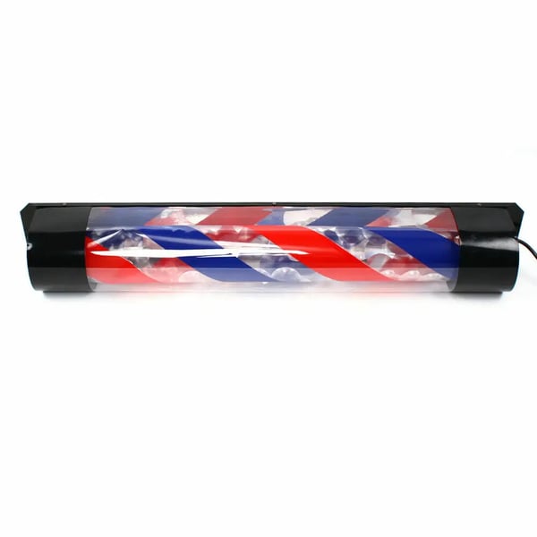 LED Barberstang - Roterende Frisør/Barbershop-skilt - Reklamelys - AC - 90 x 13 cm