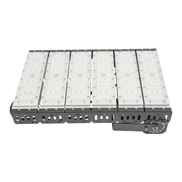 LED Projektør - 300 W Udendørs Floodlight - IP67 Vandtæt - 220 V AC - 180° Justerbar - Aluminiumhus - Kold hvid