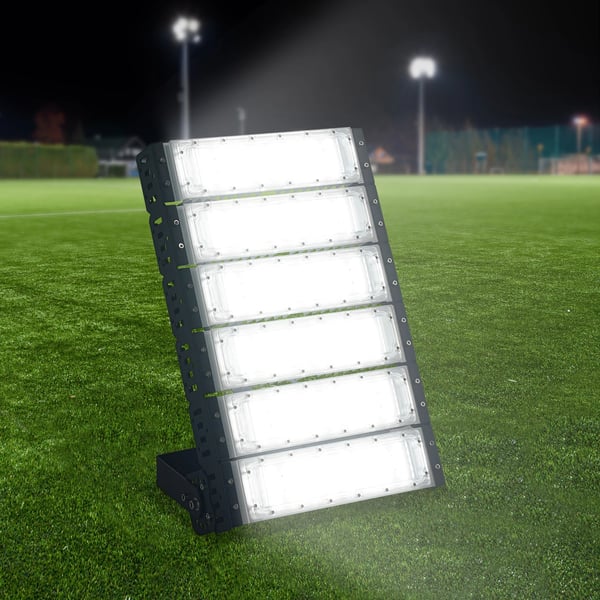LED Projektør - 300 W Udendørs Floodlight - IP67 Vandtæt - 220 V AC - 180° Justerbar - Aluminiumhus - Kold hvid