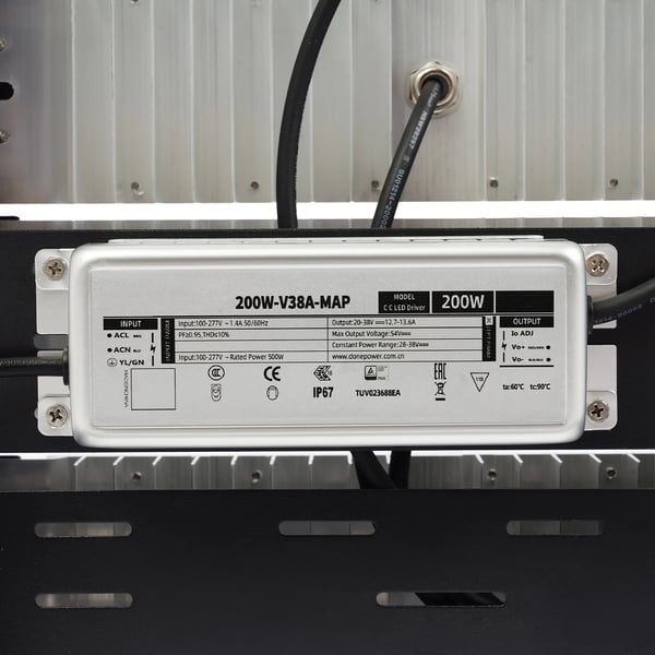 LED Projektør - 200 W - IP67 Vandtæt - 180° Justerbar - 220 V AC - Aluminiumshus - Udendørs - Varmhvid
