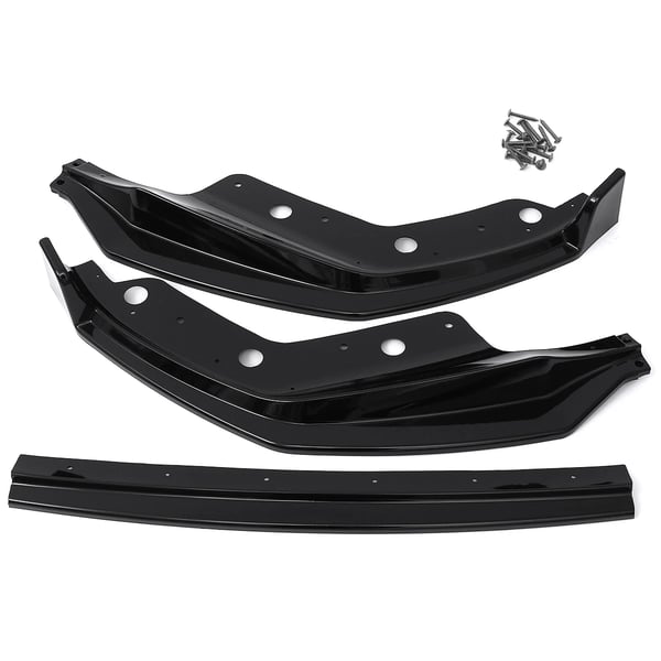 Front kofanger læbespoiler - 3-serie G20 2019–2020 - MP-stil - 3-delt sæt - Splitter & diffuser - Aftageligt bodykit