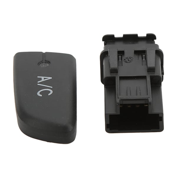 Aircondition trykknap, 6554KX med hætte, til Citroën C1 2005–2014, sort