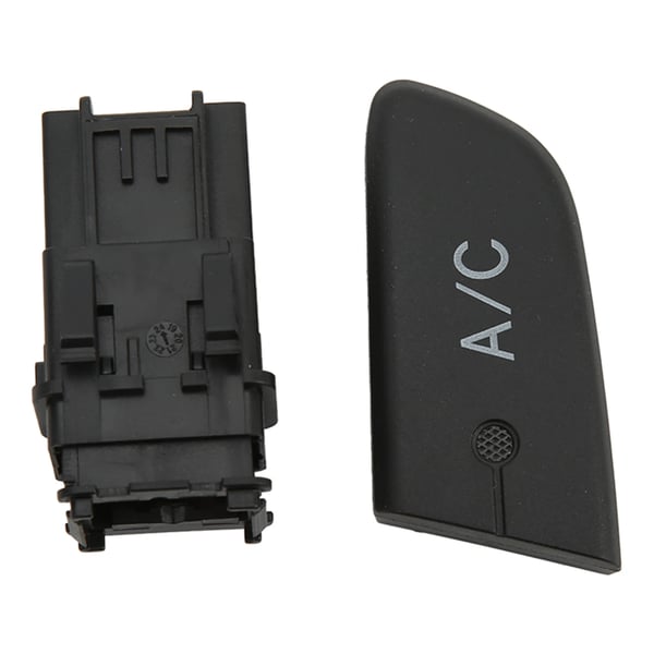 Aircondition trykknap, 6554KX med hætte, til Citroën C1 2005–2014, sort