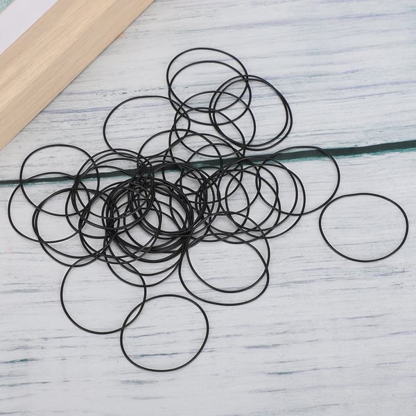 Urtætninger, runde O-ring gummipakninger, vandtætte, Lucent (gennemsigtig)