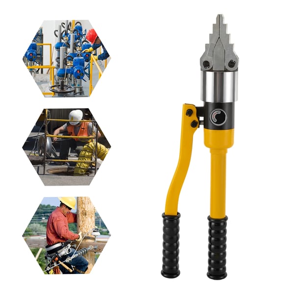 Hydraulisk spreder - Klemmeværktøj i legeret stål - Maks. spredebredde 46 cm - Ergonomisk greb - Bærbar med opbevaringsboks