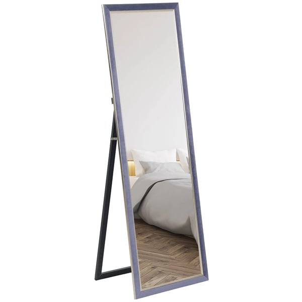 Fullängdsspegel - Golvspegel - 150 x 50 cm - Rektangulär - Brun Ram