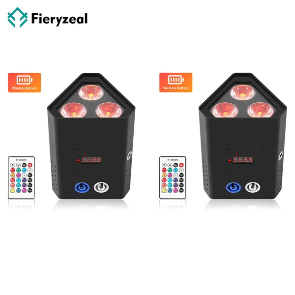 LED PAR -valo - 6IN1 Par Light - 3x10W RGBWA+UV - DMX 6/8/10CH - 90–240V, EU‑pistoke - DJ ja lava