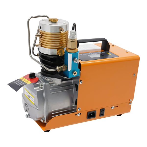 PCP-ilmakompressori, kannettava korkeapainopumppu, 300 bar 1,8 kW 2800 rpm, 220 V EU-pistoke, öljy-vesierotin