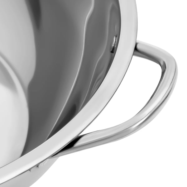 Gryde - Suppegryde - Rustfrit Stål, Non-stick, Med Skillevæg, Til Hotpot/Yuan Yang, 33 cm